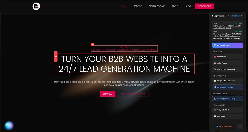 chcz design checker